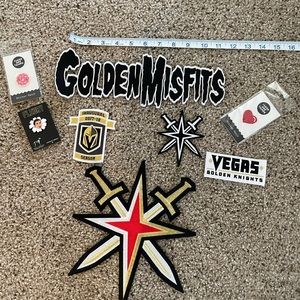 brand new never used Vegas Golden Knights patches